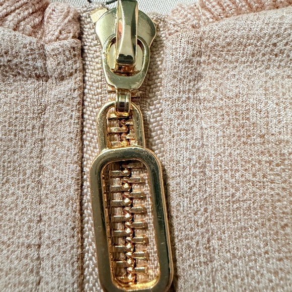 Sioni Beige Bomber Jacket - Picture 4 of 11